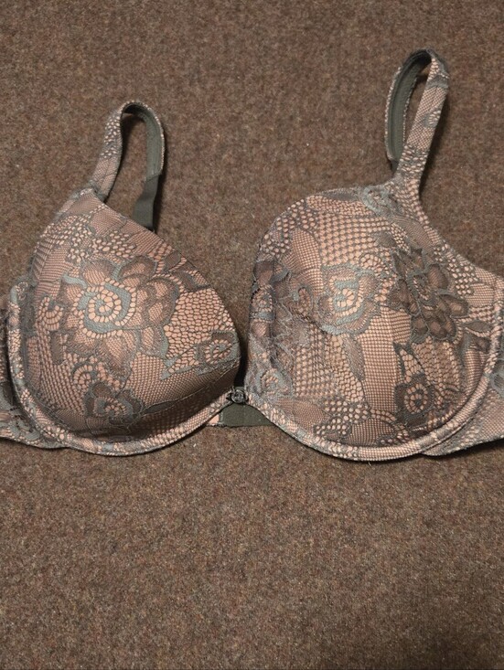 Lilyette Other - Lilyette Bra In Mauve And Pink Lace 40D Lined And Wired